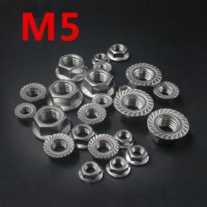 DIN6923/GB6177 M18 Yellow Plated, Blue White Zinc Palte, Hot Zinc Plate or Black Hex Flange Cap Serrated Lock Nut