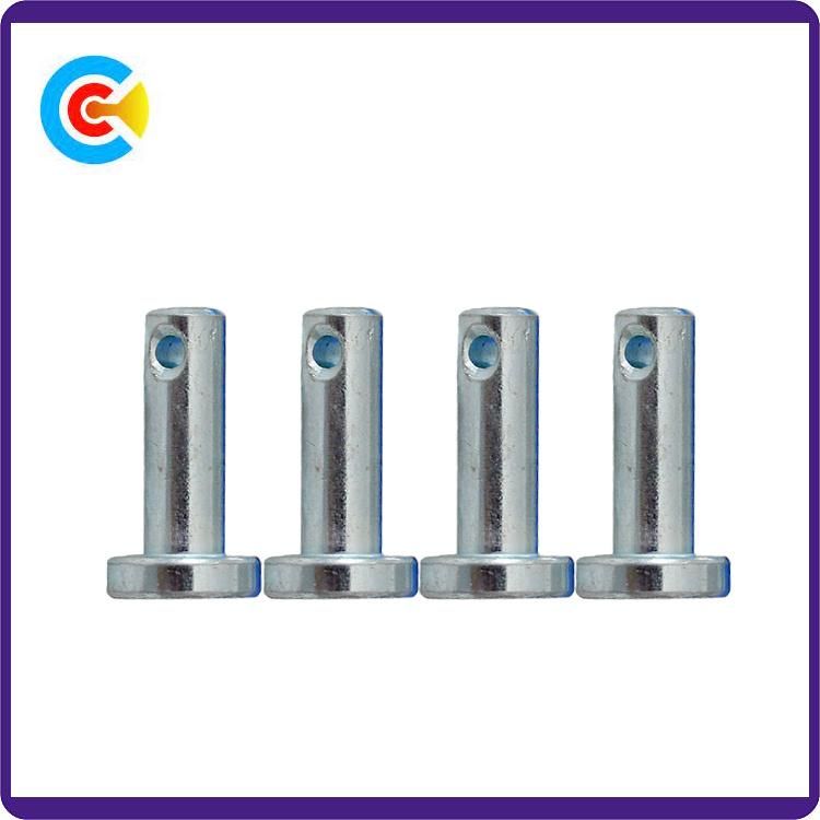 DIN/ANSI/BS/JIS Carbon-Steel/Stainless-Steel 4.8/8.8/10.9 Axis Pin for Bridge Railway/Machinery/Industry /Fasteners