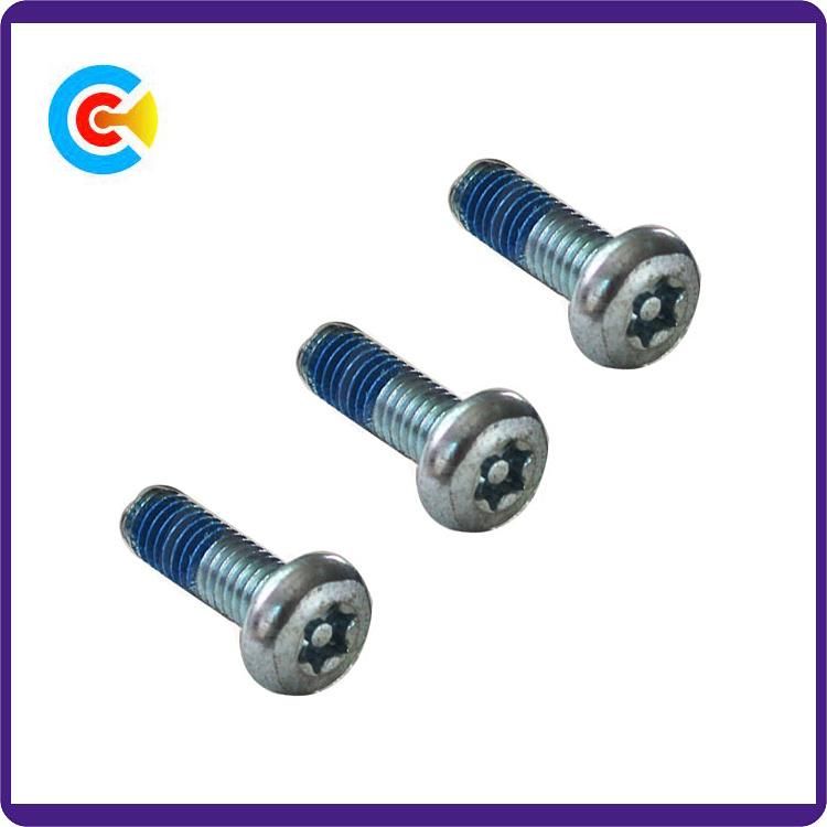 DIN/ANSI/BS/JIS Carbon Steel Pan Head Torx Screw Security Torx Screws