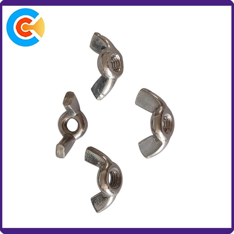 Stainless Steel Wing Nuts DIN315 M6 for Industry