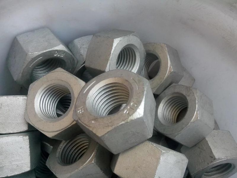 A563 Dh Carbon Steel Hex Head Structural Heavy Nuts