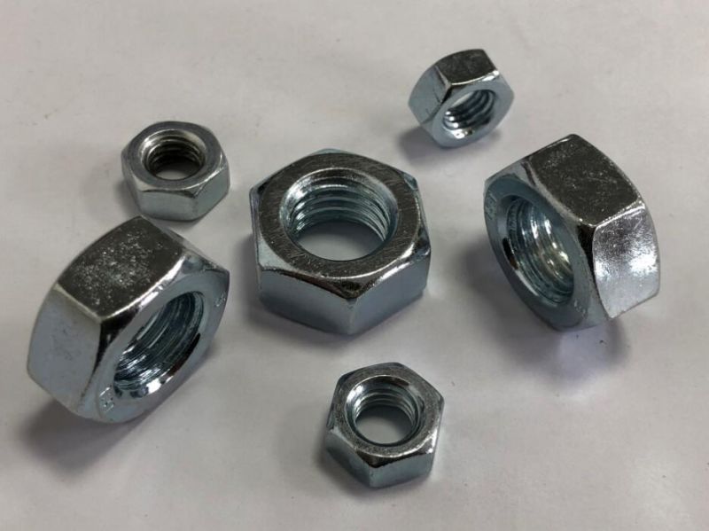 Hex Nut DIN934 ISO4032 Hexagon Nuts Zinc Plated