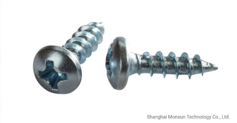Deep / Coarse Thread Phillips #2 Pan Head MDF/Plastic Composites Screws