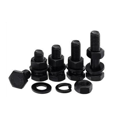 China Wholesale Fastener Hardware Factory Stock M4 Hex Bolt Black Custom Hex Bolts Hex Nut Expansion Bolt