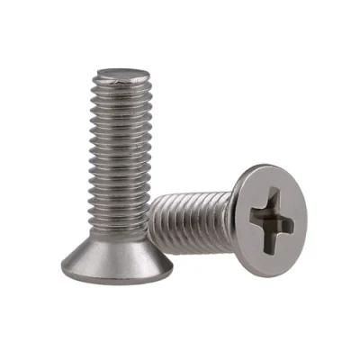 Nickel-Plated Countersunk Head Cross Recess Machine Screw GB70-85