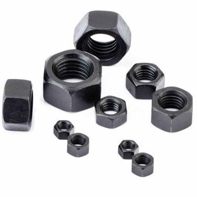 Black ASTM A194 Gr 2h Heavy Hex Nut