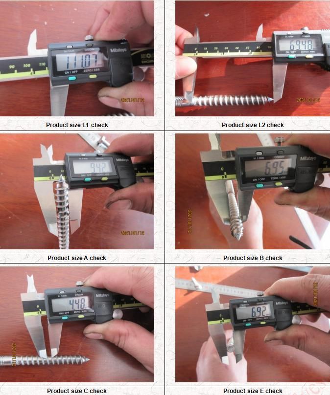 Solar Hanger Bolt with Washer Nut EPDM Sealing Washer