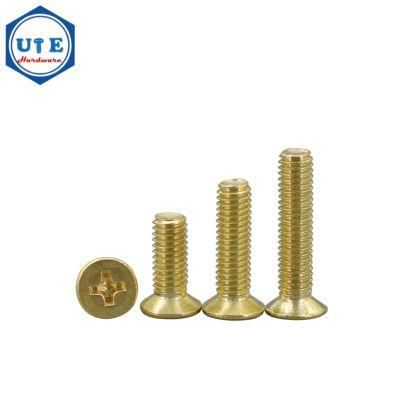 100% Copper Flat Countersunk Head Machine Screw DIN965