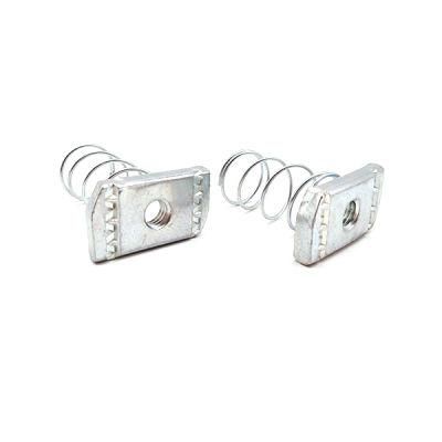 Carbon Steel M8 Galvanized Spring Nut