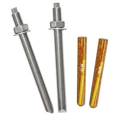 Chinese Made High-Quality Concrete Shield Anchor Stainless Steel Carbon Steel Chemical Anchor Bolt with Nut Flat Pad