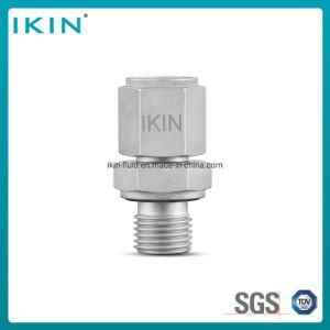 Ikin Hydraulic Pressure Gauge Connector with Stud Hydraulic Test Connector Hose Fitting Fluid Design Products