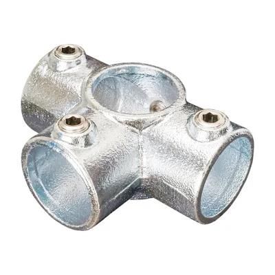 Quick Connect Key Clamp Fittings Side Outlet Tee