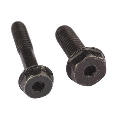 Black Galvanized Hex Flange Head Hexagon Socket Allen Bolts