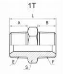 Hydraulic Adapter BSPT Male Hydraulic Hose Fittings Hydraulic Hose Ends Adaptors