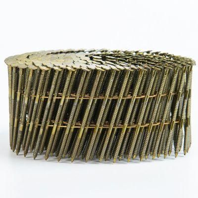 15 Degree 2&quot;X. 099&quot; Screw Shank Pallet Coil Nails