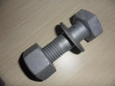 HDG - Grade10.9 - M24 - En 14399 Hr/Hv - Heavy Hexagon Head Bolt/Heavy Hex Bolt - Carbon Steel - 42CrMo/B7