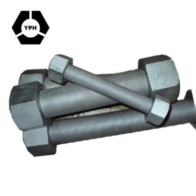Stud Bolt/Threaded Rods ASTM A193-B7 with Hex Nut A194 2h Carbon Steel