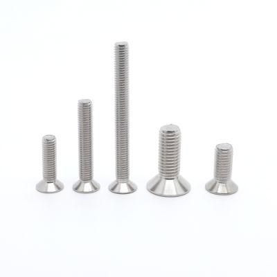 Stainless Steel DIN7991 Hexagon Socket Countersunk Head Cap Screws Hex Socket Flat Head Cap Screw Allen Bolts Csk Alloy Steel