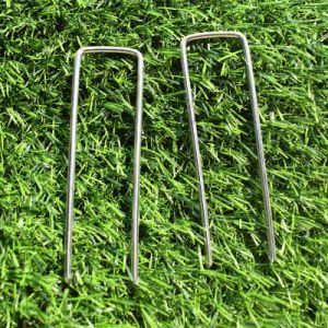 Galvanized Steel U Type Nail Landscape Securing Tent Pegs