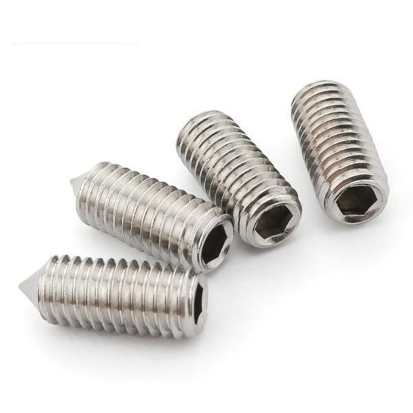Stainless Steel DIN914 Sharp Point Socket Set Screws