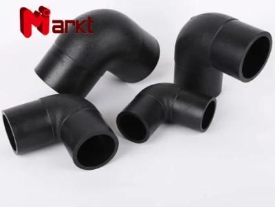 Fusion HDPE Pipe Fittings PE 45 90 Degree Elbow Connector