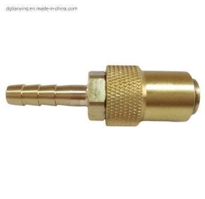 Customized Nitto Brass Hydraulic Fittings with 8mm Hose Connector