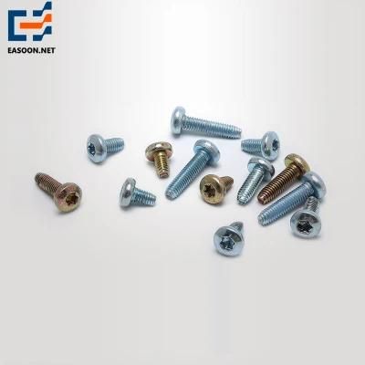 Zinc Plated Pan Head Torx Pan Head Bolt Screws M5 M6 Carbon Steel Torx Head Flange Bolt (DIN34800)