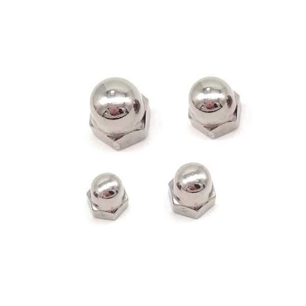 Stock DIN1587 Stainless Steel Hex Cap Nuts