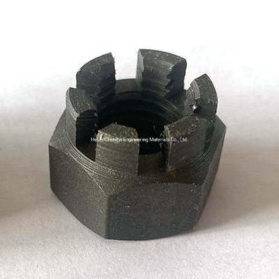 Hexagon Slotted and Castle Nut M16 Pitch 1.5 DIN 935