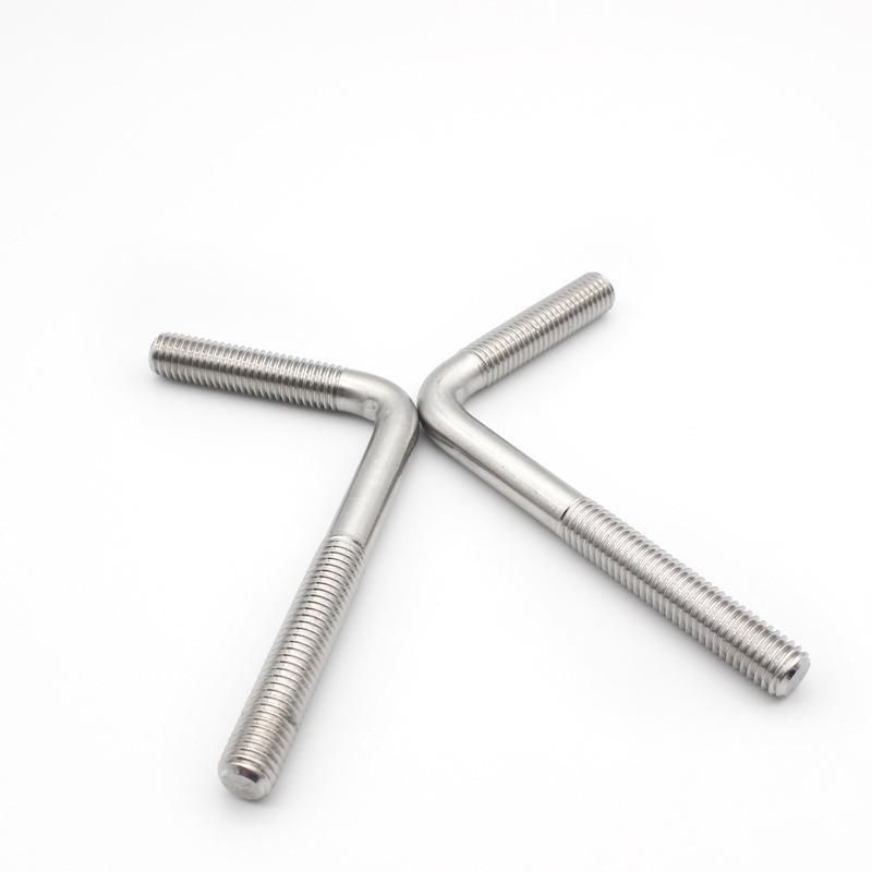 J L Type Stainless Steel Carbon Steel Foundation 16mm Anchor Bolts