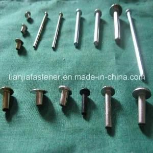 Flat Head Shoulder Tubular Aluminium Hollow Rivet