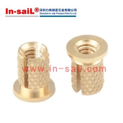 Threaded Insert for Plastic -Flanged -Brass - M4-0.7