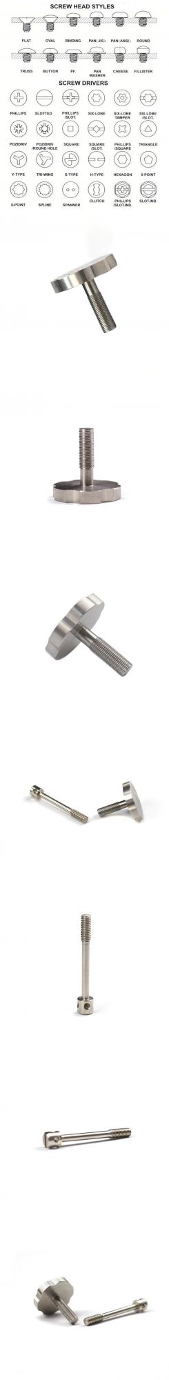 China Wholesale Custom Fastener Stainless Steel Aluminum Knurled Thumb Screw