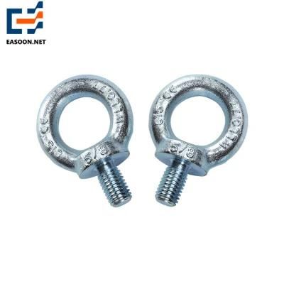 5/8 Inch Eyebolt CE Bolt and Nut White Zinc Plated Fasteners