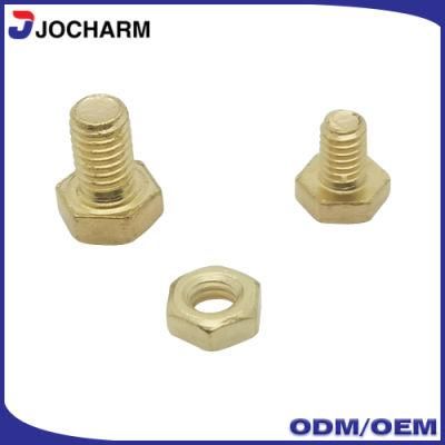DIN933 DIN931 M15 M20 Solid Brass Hex Head Screws Bolts