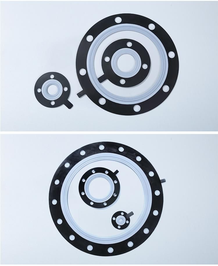 OEM/ODM Oil Proof PTFE Encapsulated EPDM DIN ANSI JIS FF Gasket EPDM with PTFE