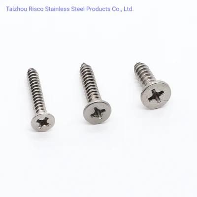 DIN7504/7981/7997/912 Full Size SS304/316 High Quality Fastener Csk Head Self Tapping Screws