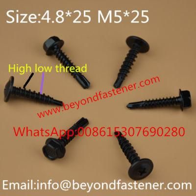 Hi-Low Thread Self Drilling Screw Fasteners