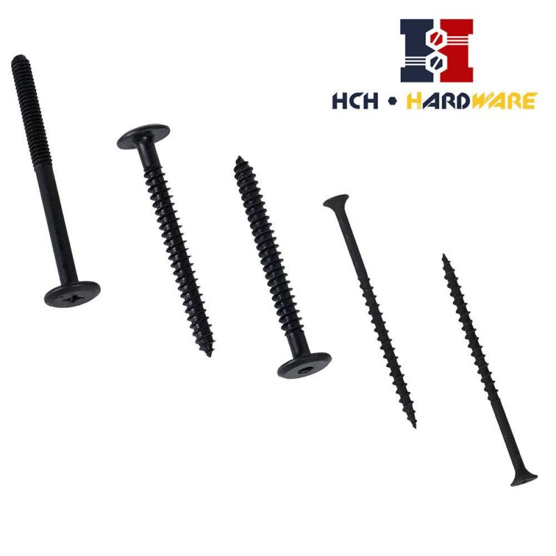 Zinc Plated Black Drilling Fastener Self Tapping Screw