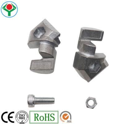 Factory Price Hardware Aluminum Tube Pipe Fitting Aluminiun Connector for Pipe Joint System