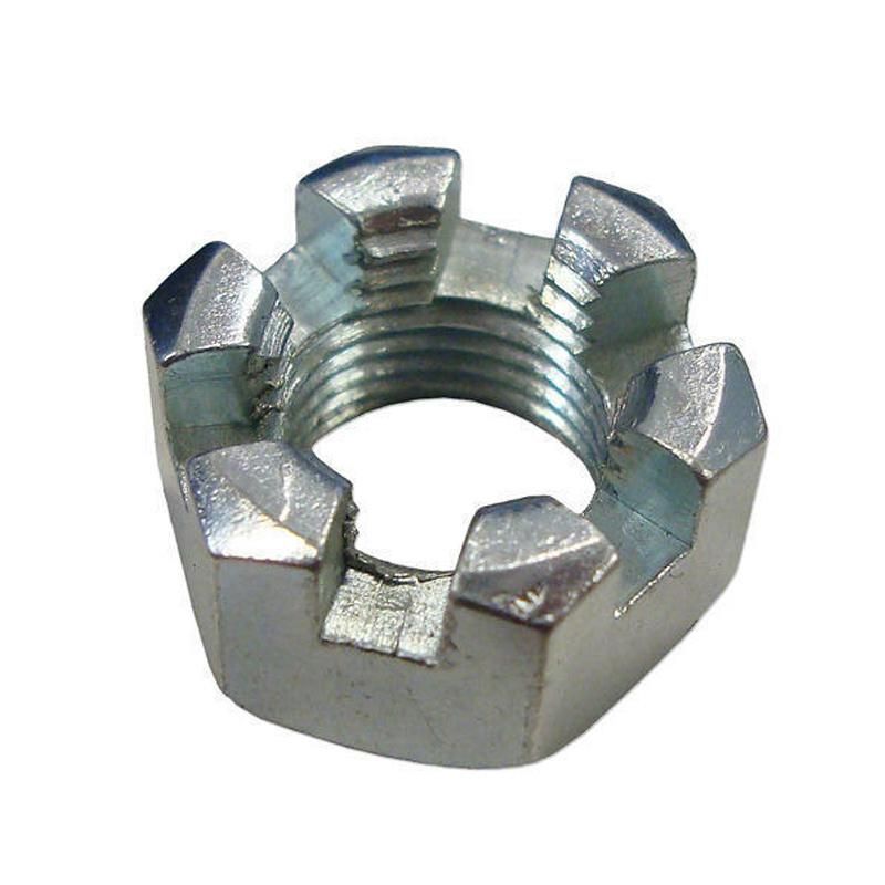 12.9 Black Hexagonal Slotted Nuts