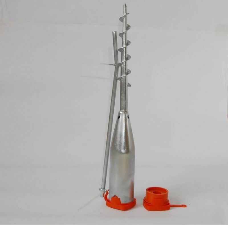Galvanized Ground Screw, Ground Screw Anchor, Ground Screw Pole Anchor