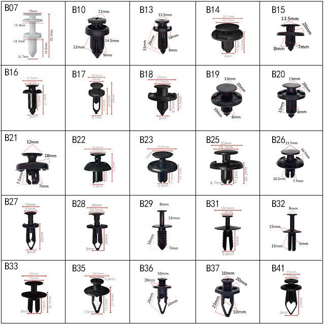 Plastic Push in Rivet Fastener