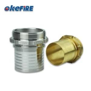 Okefire Stainless Steel Storz Type Hose Fitting with Serrated Tail