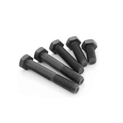 DIN 933 DIN 931 Hexagon Head Screws Threaded up to The Head Hex Head Bolt Black Wholesale Carbon Steel