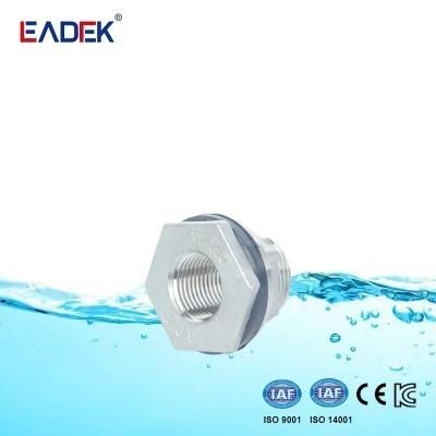 Ss Stainless Steel Tank Fittings Nipple &amp; Nut Threaded Pipe Fittings