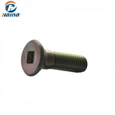 Color Zinc Plated Carbon Steel Hexagon/Square Socket Cap Countersunk Head Screw, Countersunk Bolts