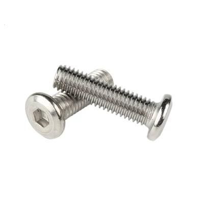 Stainless Steel 304 Round Head Hex Socket Cap Machine Meter Screw GB5783-86