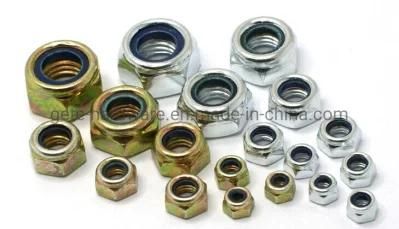 High Quality DIN985 Nylon Lock Nut/Carbon Steel Hexagonal Hexagon Lock Nut DIN980V