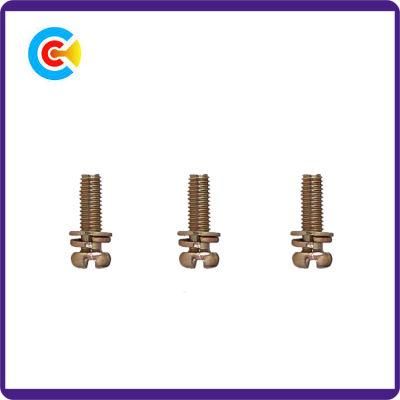 Multicolored Stainless Steel Fastener/Fittings Cross/Phillips Pan Head Screws with Gasket/Washer